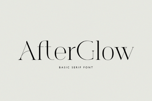 Afterglow Font: Timeless Elegance for Modern Design