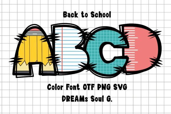 Backto200pencil: A Back-to-School Font with Classroom Charm