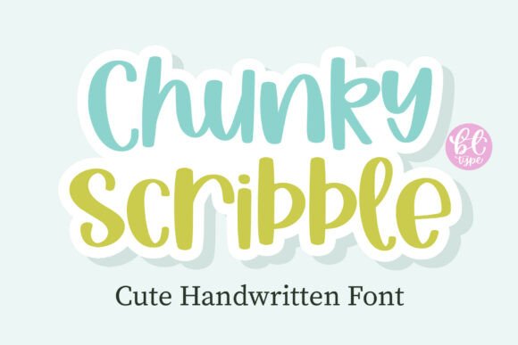 Chunky Scribble: A Playful Font for Creative Projects and Everyday Use