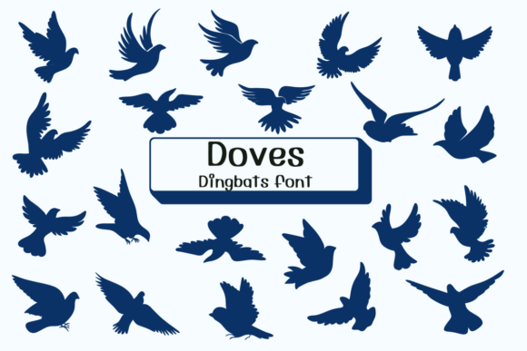Doves Font for Creative Projects