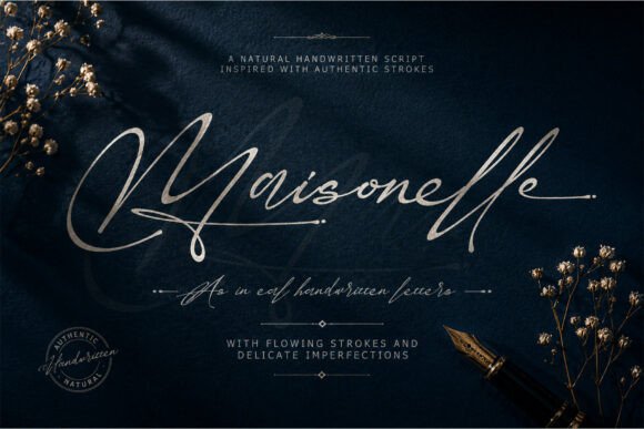 Maisonelle Font: Timeless Elegance in Handwritten Style