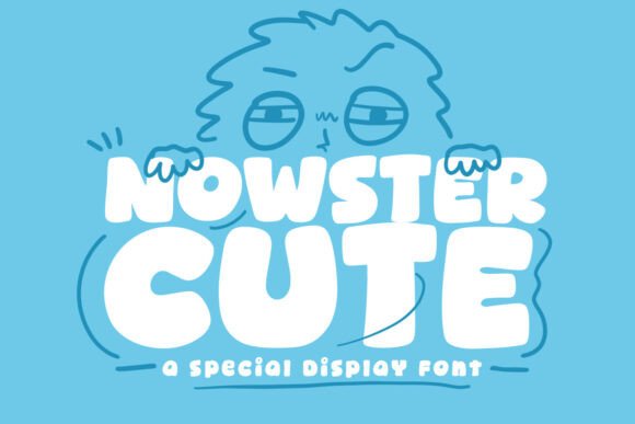 Nowster Cute: A Modern Display Font for Creative Projects