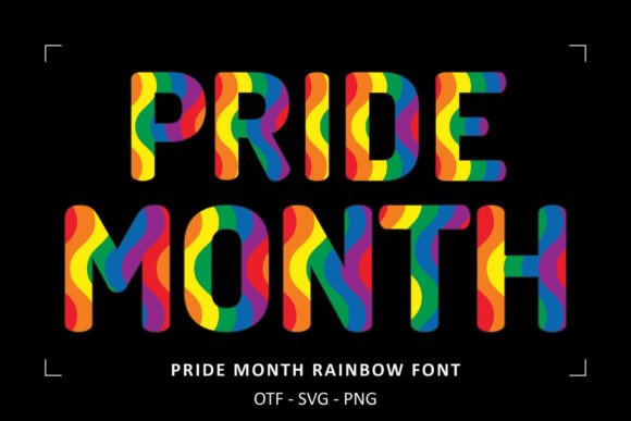 Pride Month Rainbow Font: A Vibrant Design Tool for Your Projects