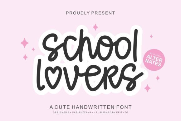 School Lovers Font: A Playful and Versatile Typography for Modern Design