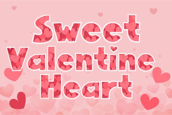Sweet Valentine Heart: A Versatile Font for Expressing Love in Design