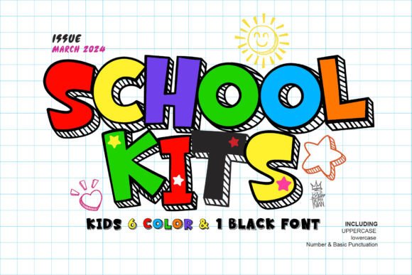 Unlocking Creativity with School Kits: A Playful Font for Design Enthusiasts