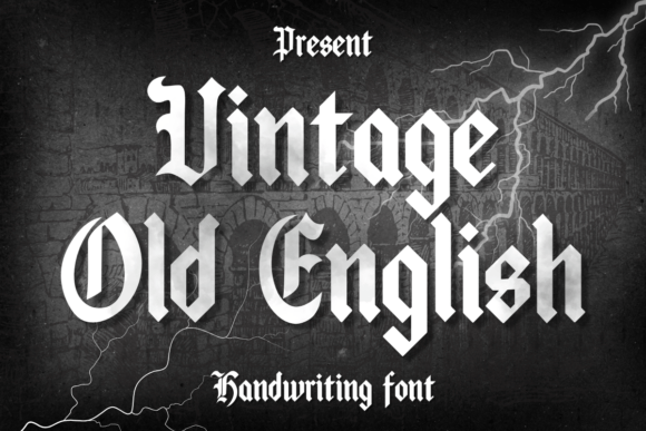Vintage Old English Font for Modern Use